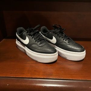 Women’s Nike Court Vision Alta Sneaker- Black